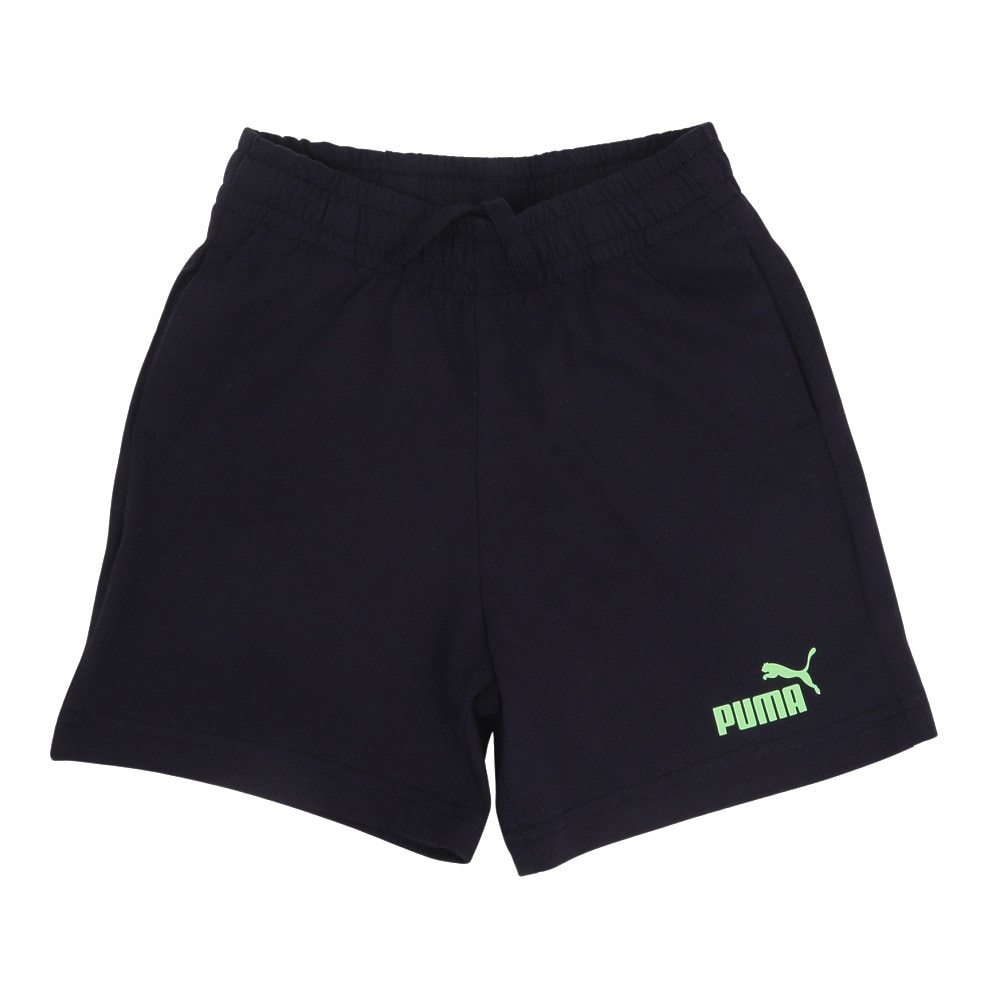 プーマ（PUMA）（キッズ）ジュニア ロゴ ラブ HOG 半袖Tシャツ&ショーツ 上下セット 687887 49 KGRN
