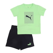 (キッズ)ジュニア ロゴ ラブ HOG 半袖Tシャツ&ショーツ 上下セット 687887 49 KGRN