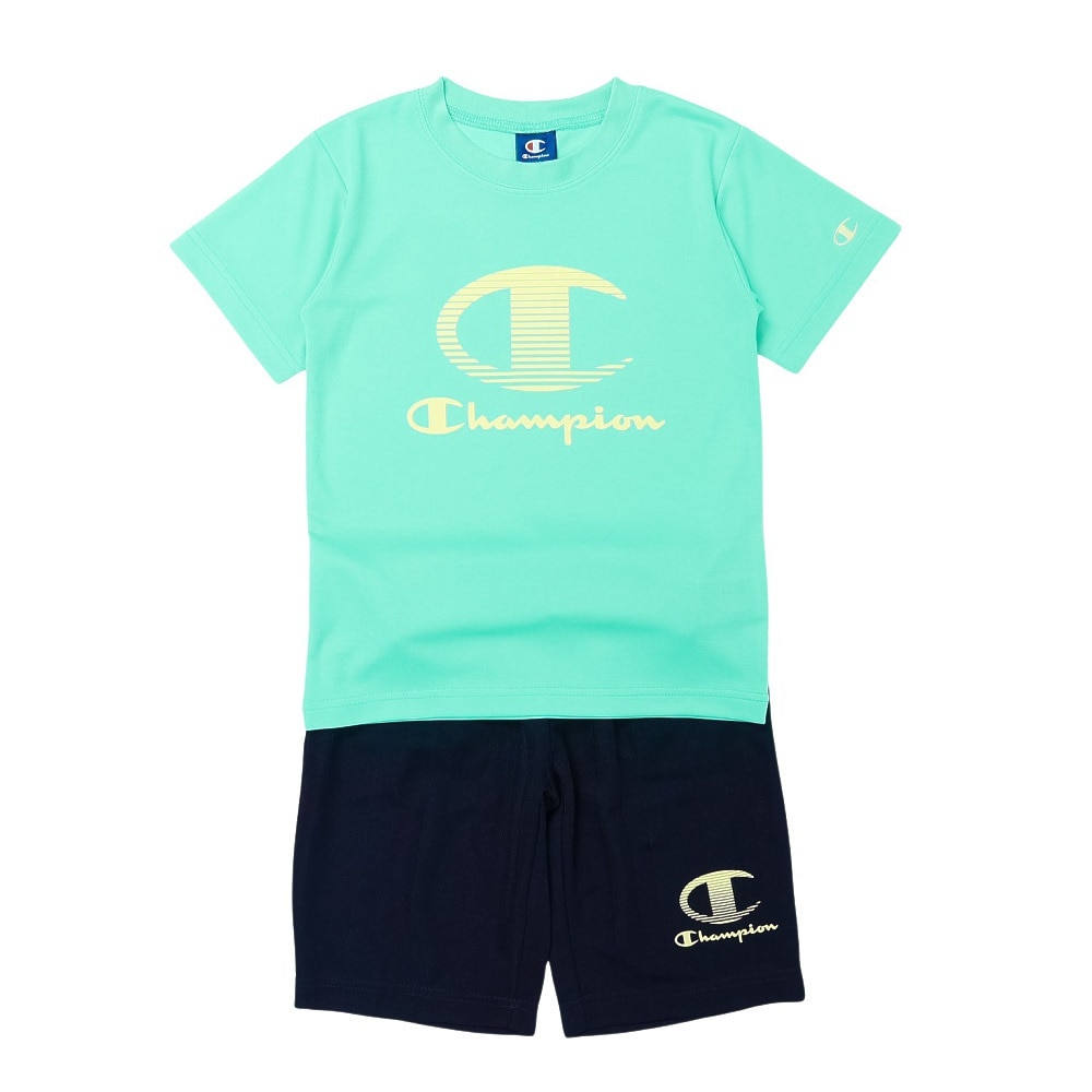 チャンピオン（CHAMPION）（キッズ）半袖Tシャツ & ショーツセット CK-BSW02 420