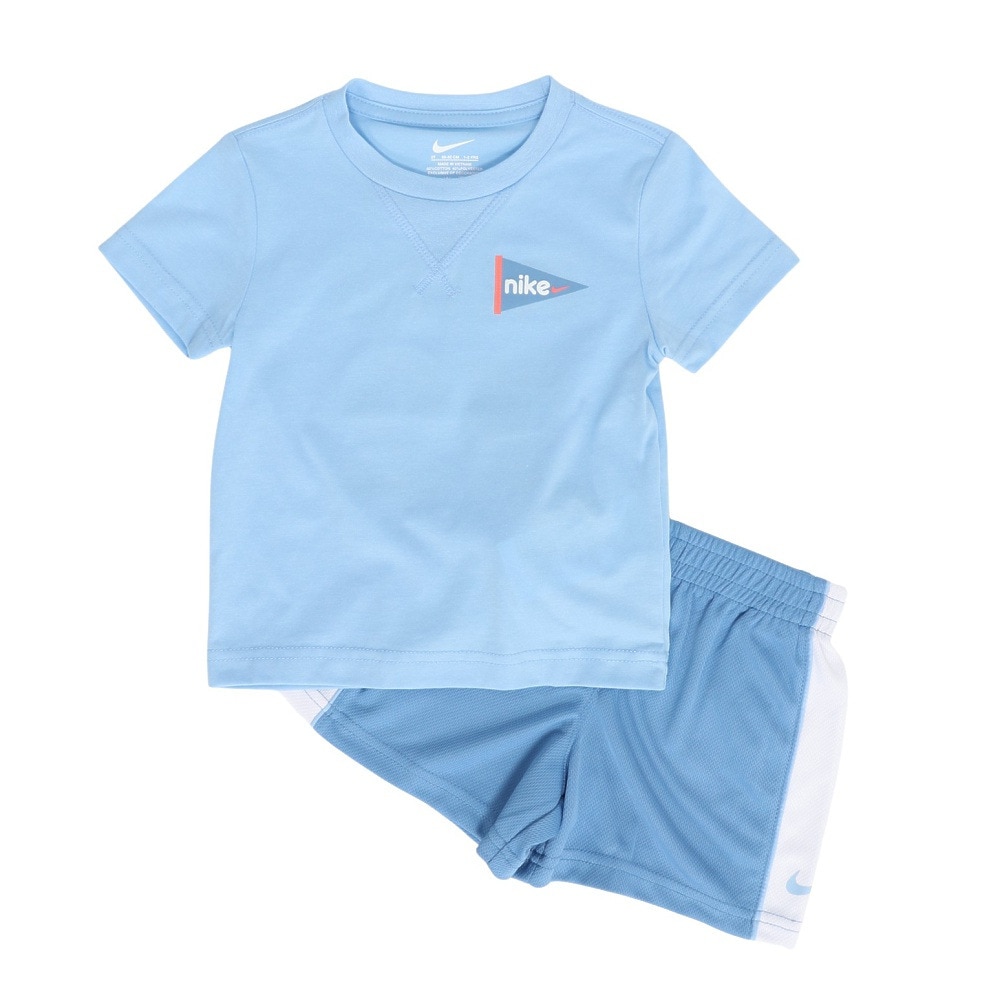 ナイキ（NIKE）（キッズ）ジュニア E1D1 半袖Tシャツ ショーツ 上下セット 76M661-UAV