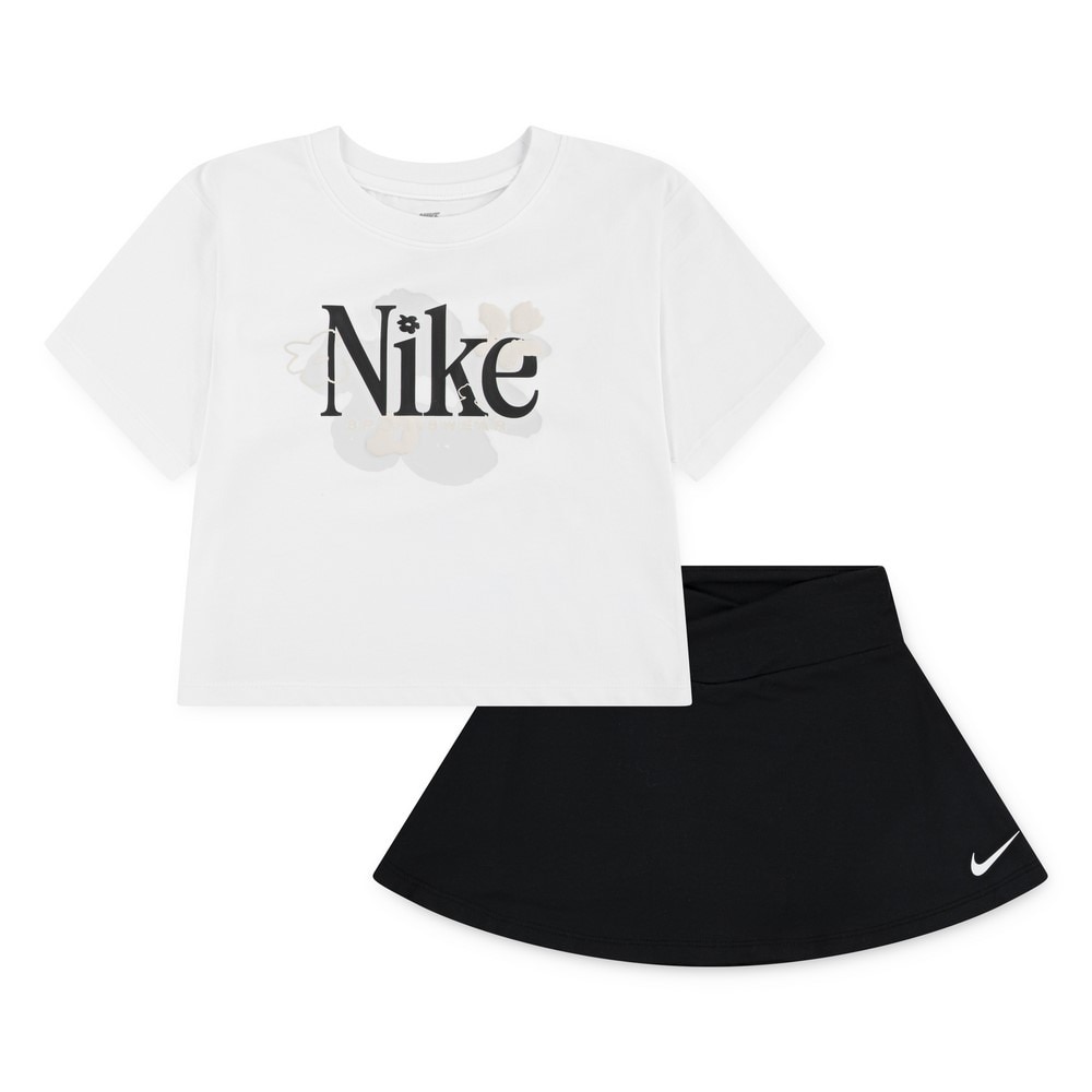 ナイキ（NIKE）（キッズ）ガールズ WILD SCOOTER 半袖Tシャツ スカート 上下セット 36M926-023