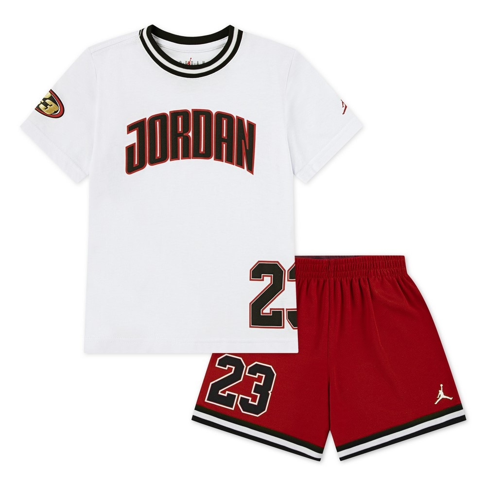 ジョーダン（JORDAN）（キッズ）ボーイズ メッシュショーツセット 上下セット 85D969-R78