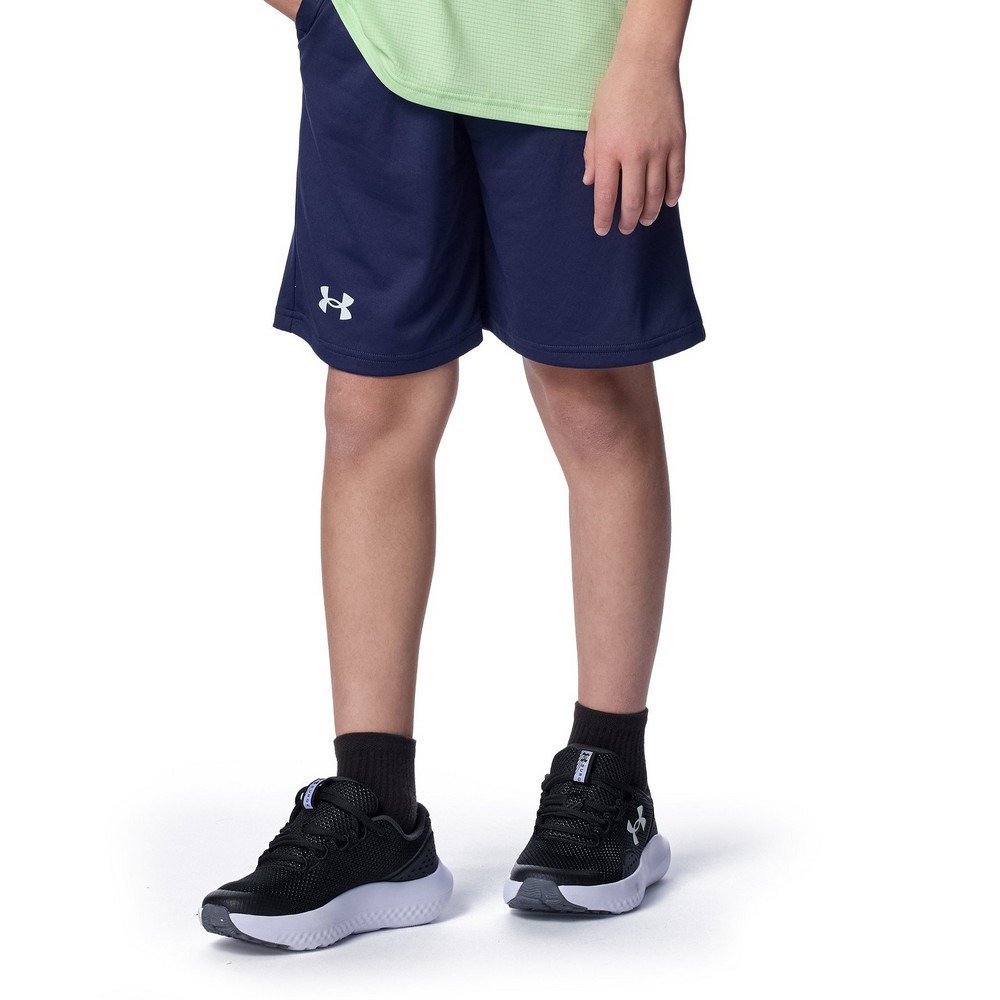 アンダーアーマー（UNDER ARMOUR）（キッズ）ジュニア テック カラーブロック Tシャツ ショーツ 上下セット 6001343 411