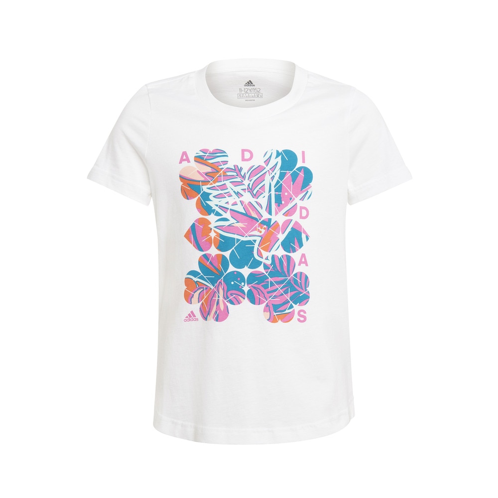  ガールズ トロピカル スポーツ グラフィック 半袖Tシャツ JKW55-GJ6513