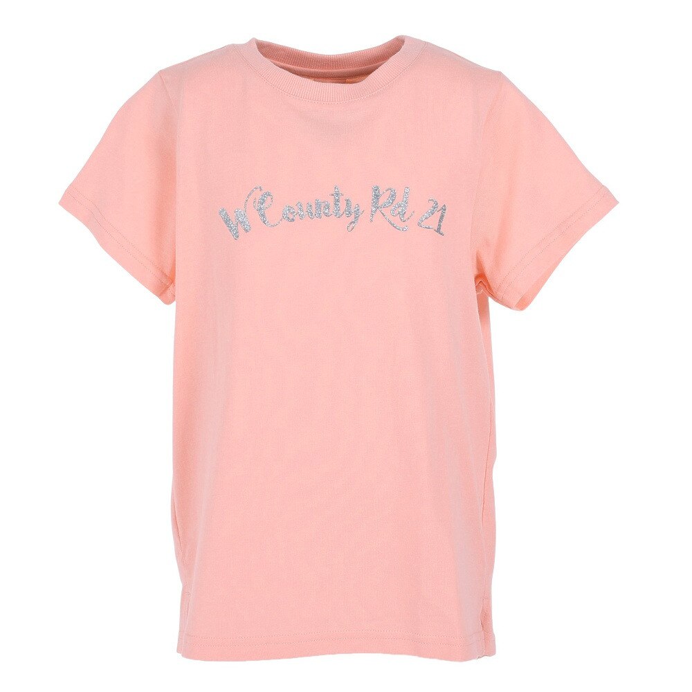  ガールズ デザインTシャツ 865PA1CD6645PNK 半袖