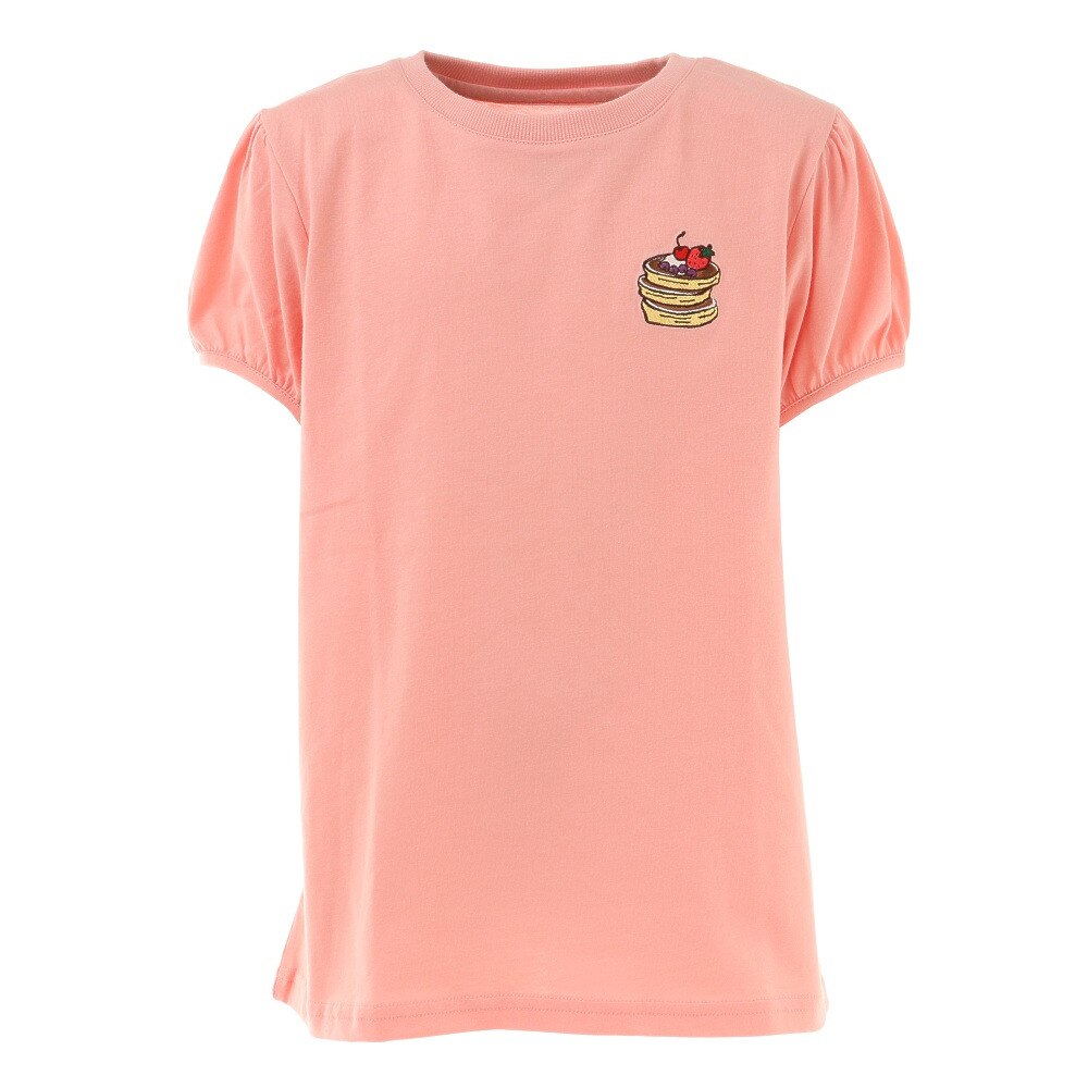 ガールズ デザインTシャツ 865PA1CD6647PNK 半袖