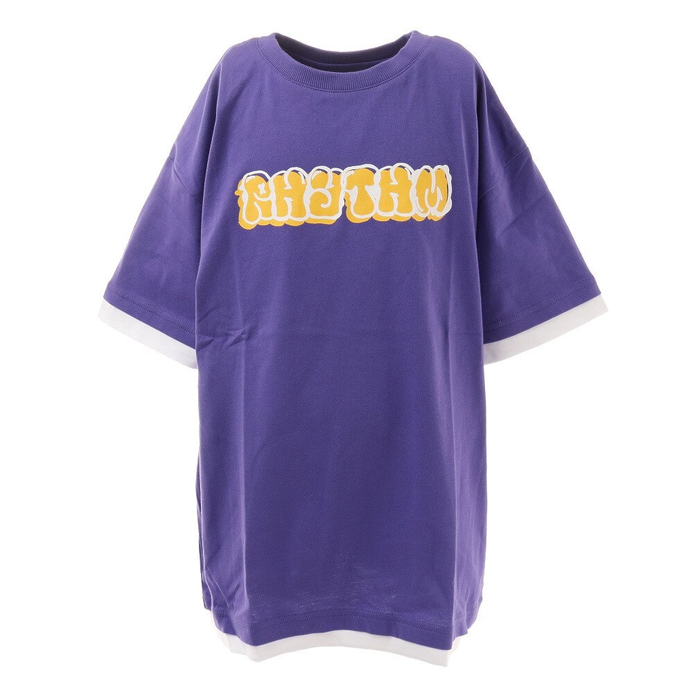  ガールズ ダンスレイヤードTシャツ 865PA1CD6649PLU
