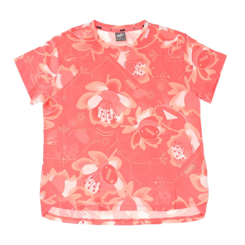  ガールズ ALPHA AOP Tシャツ 589016 42 PNK