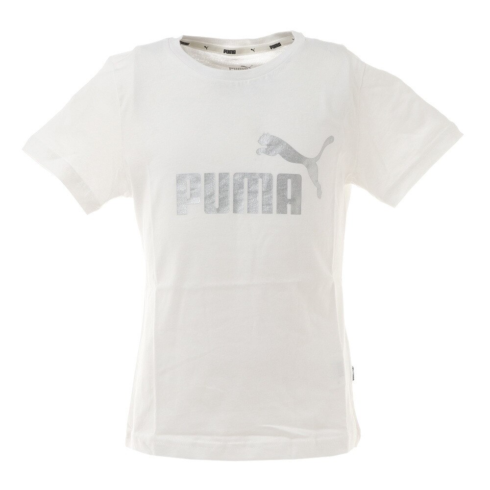  ジュニア ESS+ Tシャツ 589033 02 WHT