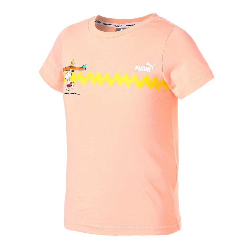  PUMA×PEANUTS キッズ グラフィックTシャツ 599463 26 SPNK