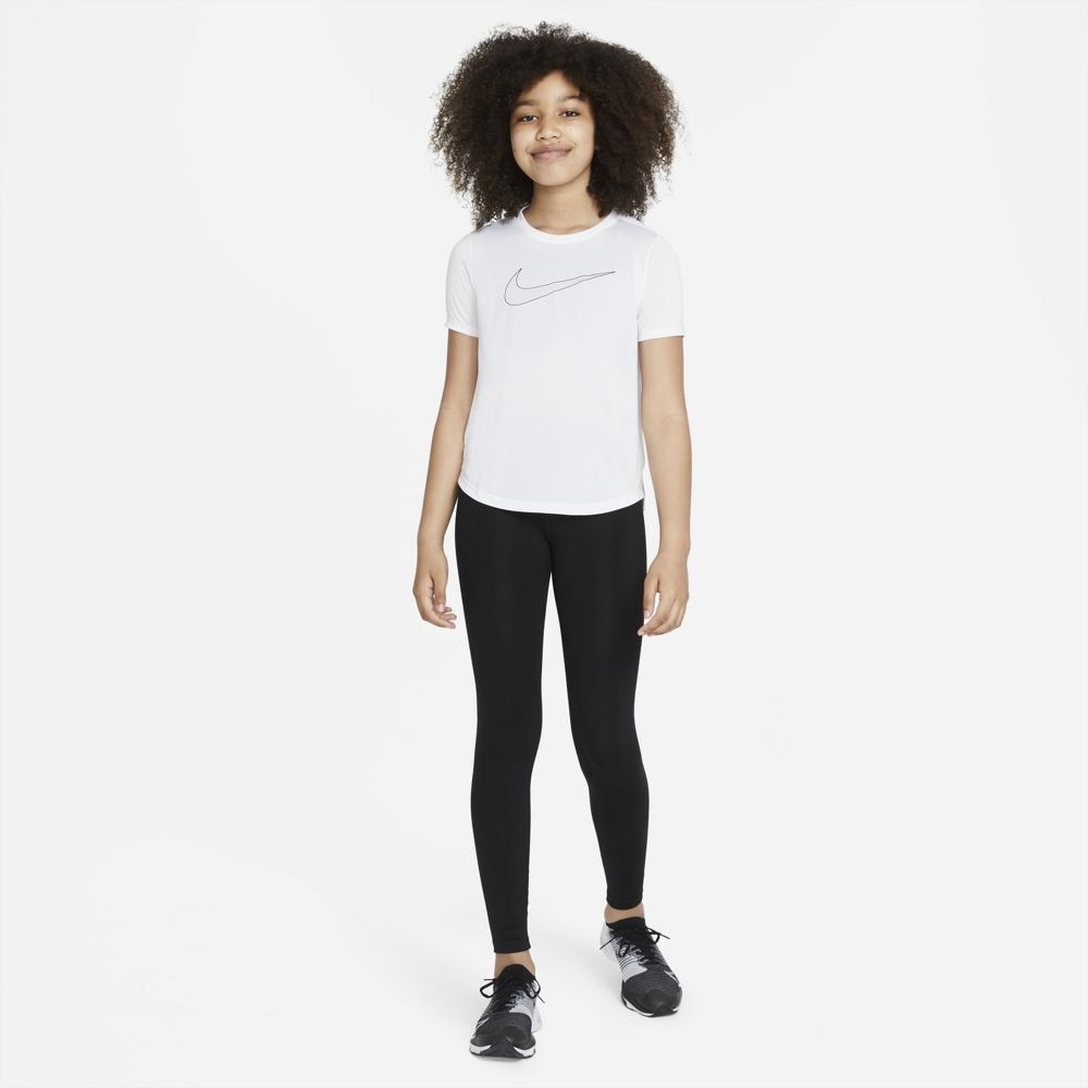 ナイキ（NIKE）（キッズ）半袖Tシャツ キッズ ドライフィット ワン ガールズトレーニングトップ DD7639-100