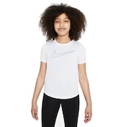 ナイキ（NIKE）（キッズ）半袖Tシャツ キッズ ドライフィット ワン ガールズトレーニングトップ DD7639-100