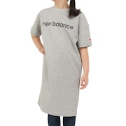 ニューバランス（new balance）（キッズ）半袖Tシャツ ジュニア リニアロゴ ドレス ABD35052AG