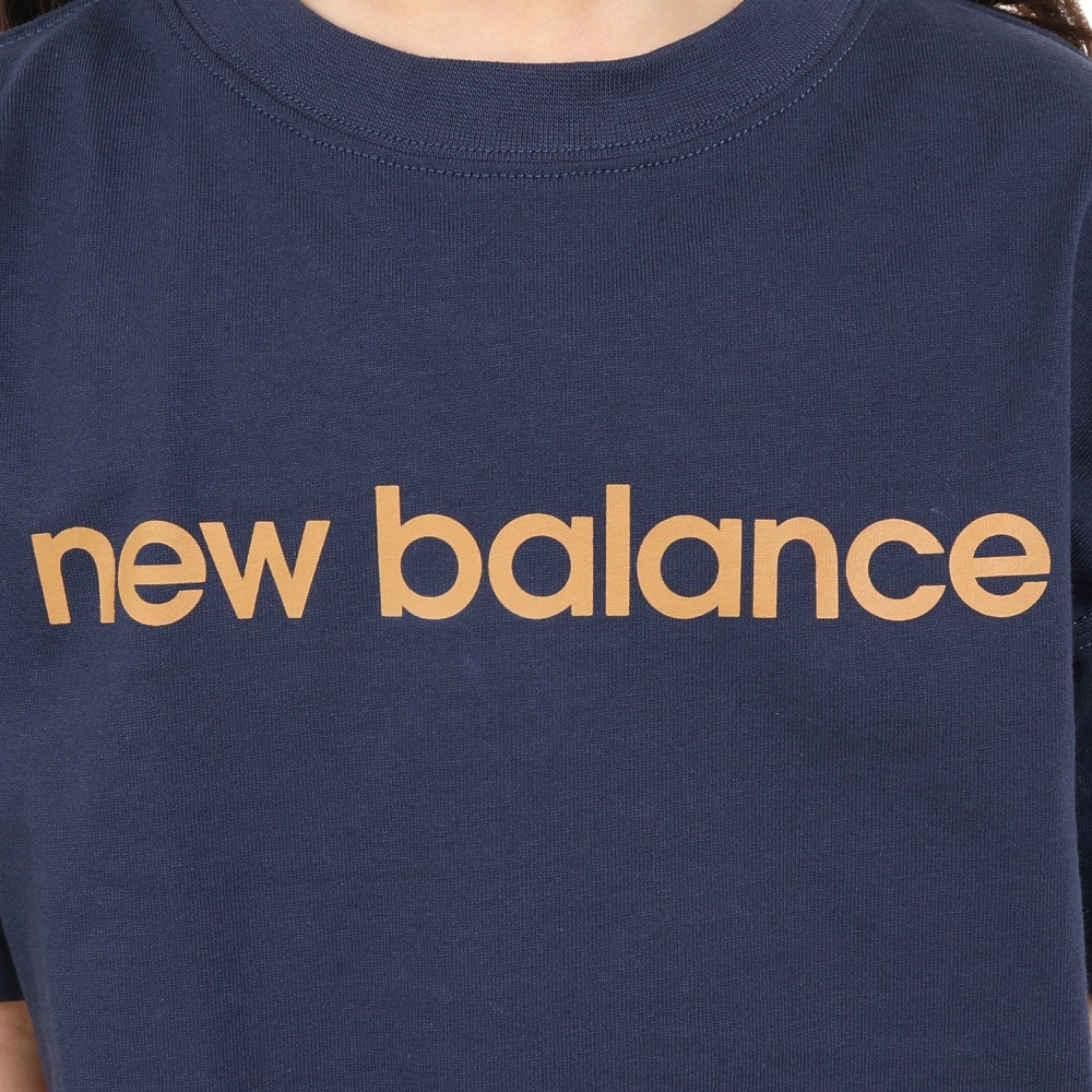 ニューバランス（new balance）（キッズ）半袖Tシャツ ジュニア リニアロゴ ドレス ABD35052NNY