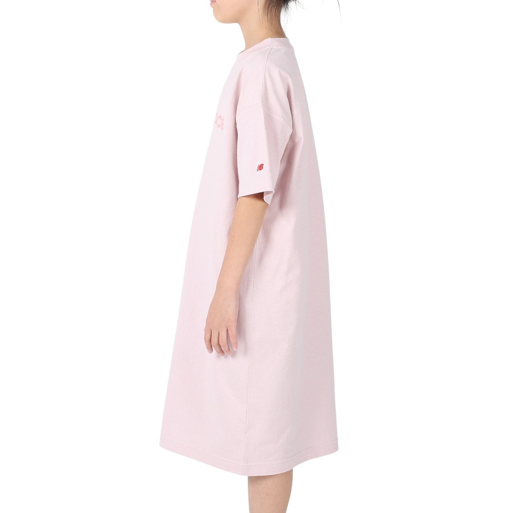 ニューバランス（new balance）（キッズ）半袖Tシャツ ジュニア リニアロゴ ドレス ABD35052SOI