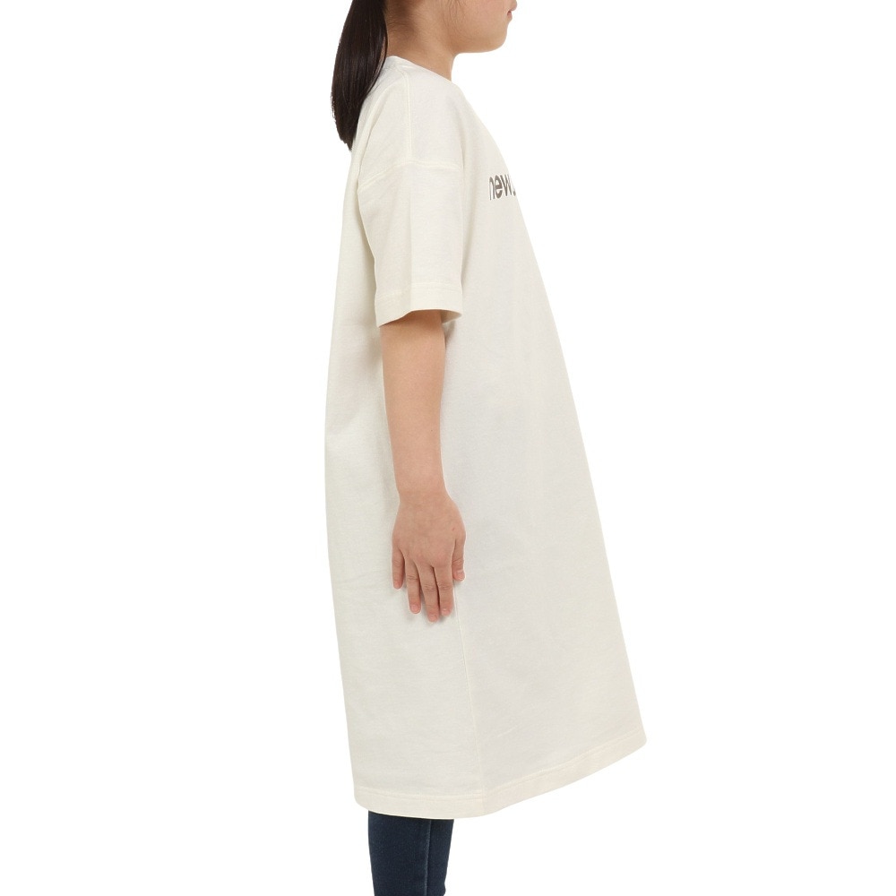 ニューバランス（new balance）（キッズ）半袖Tシャツ ジュニア リニアロゴ ドレス ABD35052SST