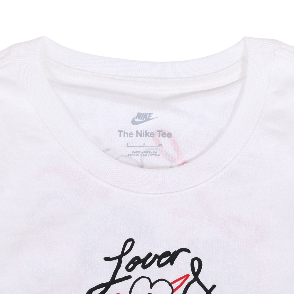 ナイキ（NIKE）（キッズ）軽量 速乾 ユース ガールズ NSW スクープ VALENTINE 半袖Tシャ DZ3593-100