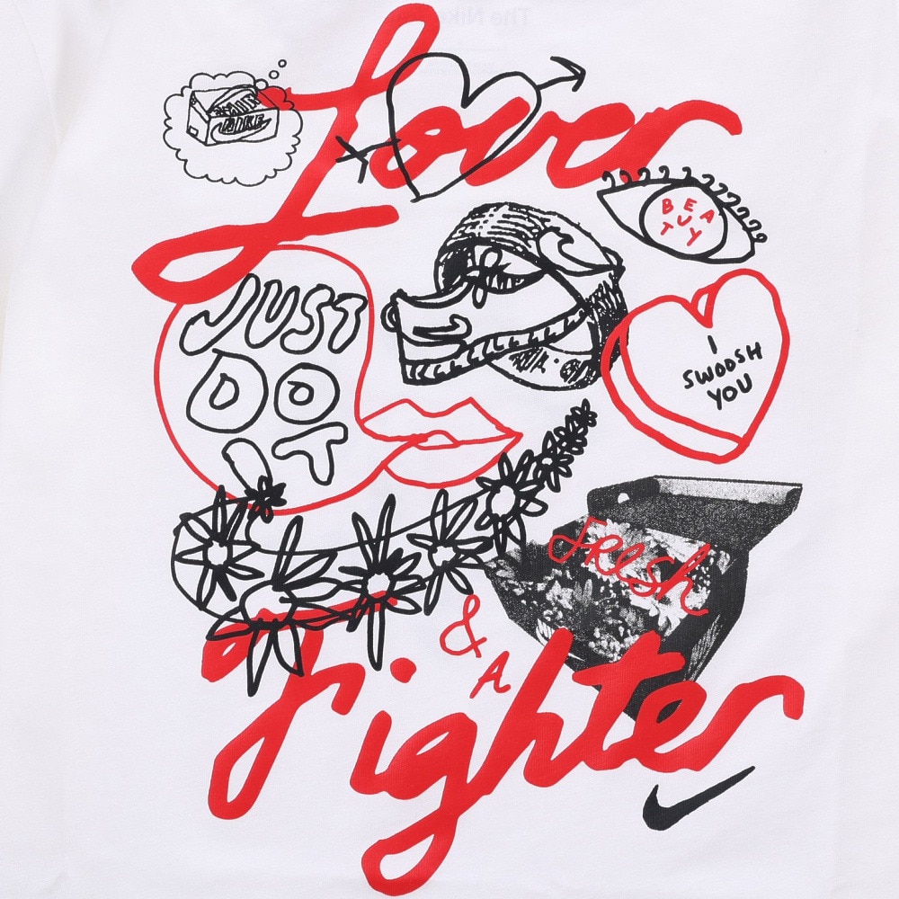 ナイキ（NIKE）（キッズ）軽量 速乾 ユース ガールズ NSW スクープ VALENTINE 半袖Tシャ DZ3593-100