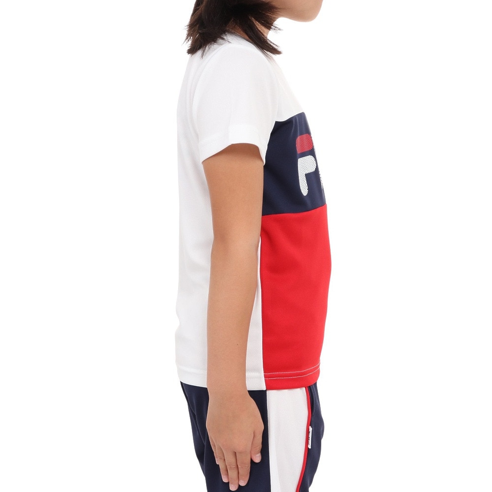 フィラ（FILA）（キッズ）ガールズ 半袖ロゴTシャツ 113-700 OWT