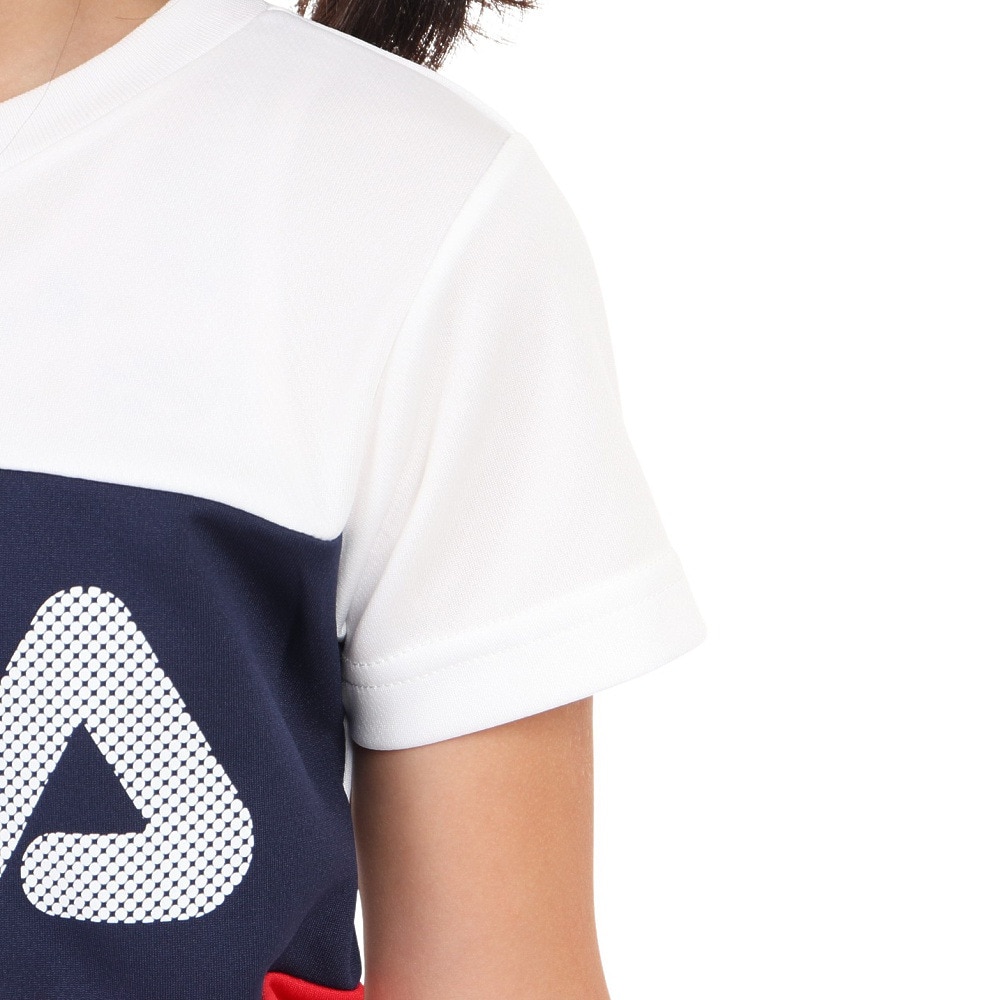 フィラ（FILA）（キッズ）ガールズ 半袖ロゴTシャツ 113-700 OWT