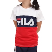 フィラ（FILA）（キッズ）ガールズ 半袖ロゴTシャツ 113-700 OWT