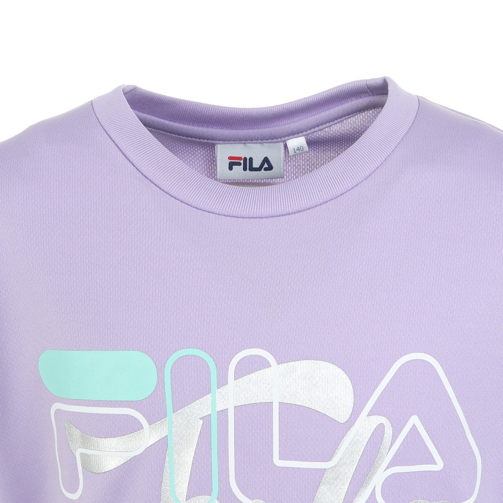 フィラ（FILA）（キッズ）ガールズ 半袖Tシャツ 113-704 LAV