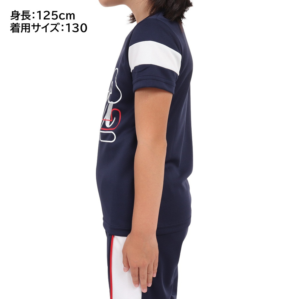 フィラ（FILA）（キッズ）ガールズ 半袖Tシャツ 113-704 NV