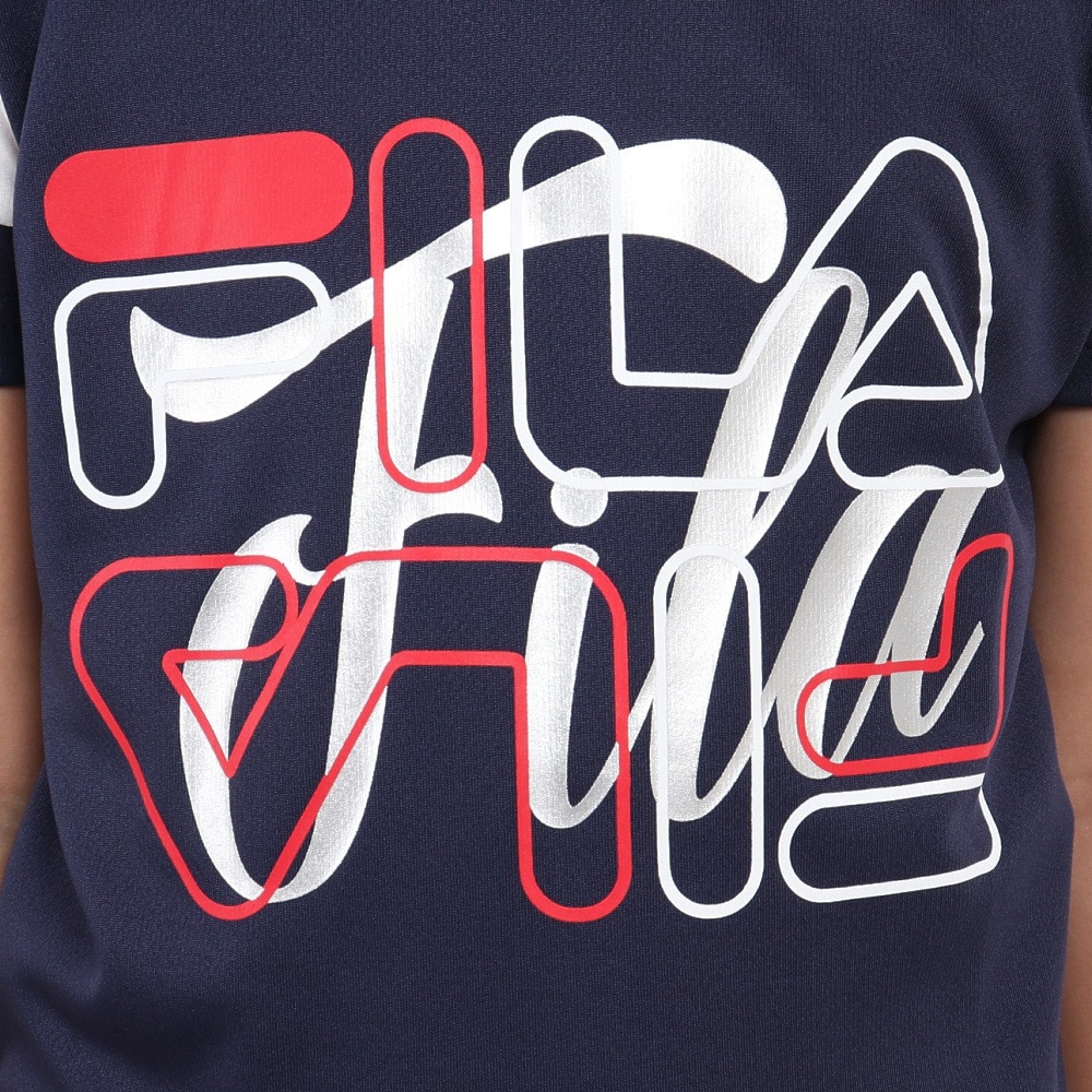 フィラ（FILA）（キッズ）ガールズ 半袖Tシャツ 113-704 NV