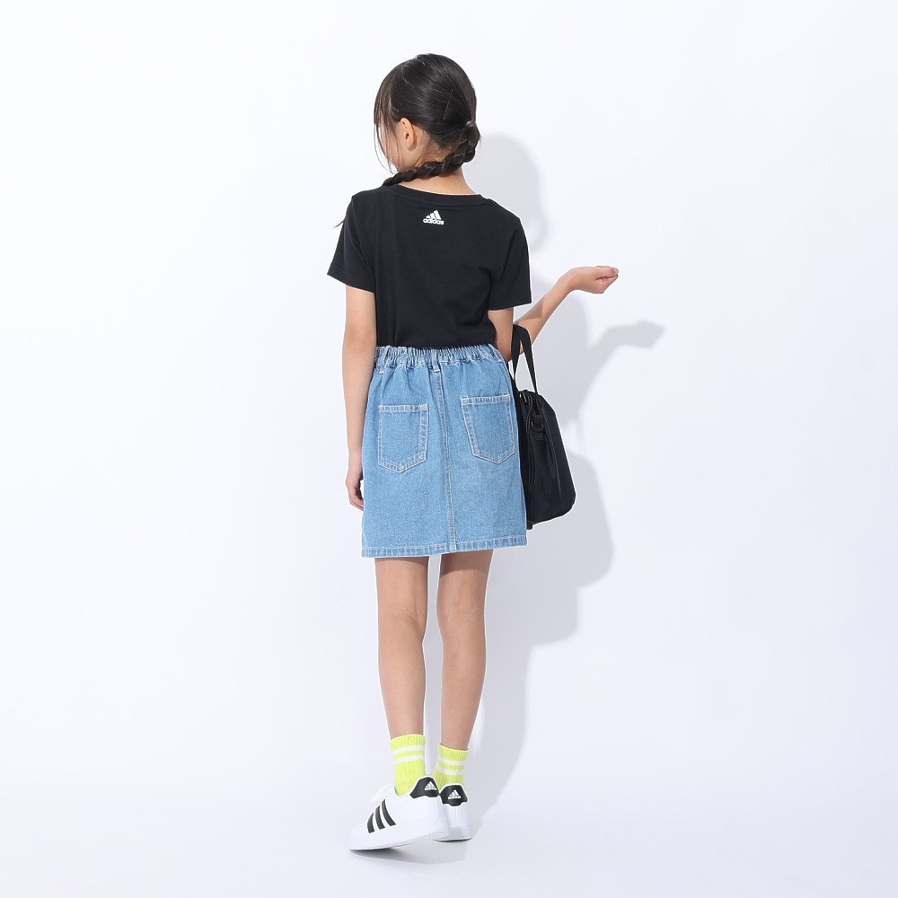 アディダス（adidas）（キッズ）半袖Tシャツ キッズ エッセンシャルズ コットン スリムフィット ECK52-IC3149