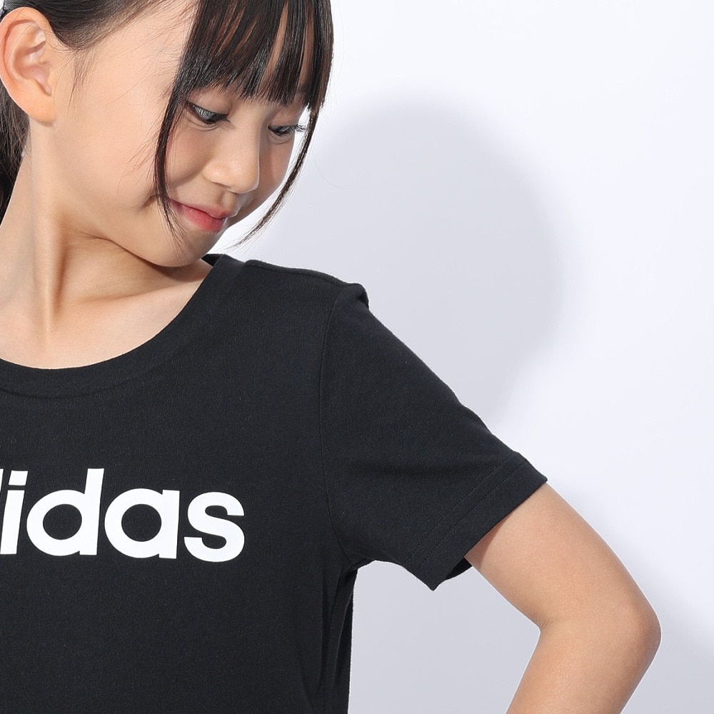 アディダス（adidas）（キッズ）半袖Tシャツ キッズ エッセンシャルズ コットン スリムフィット ECK52-IC3149