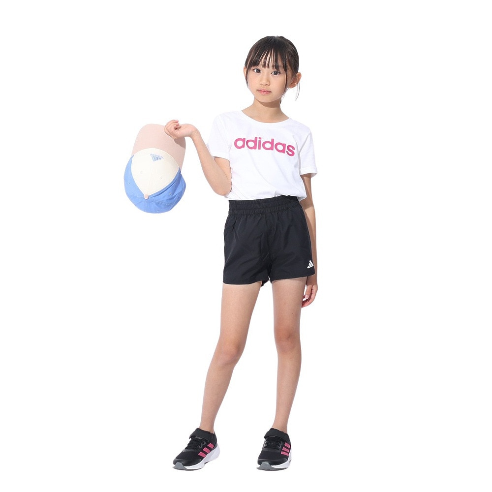アディダス（adidas）（キッズ）半袖Tシャツ キッズ エッセンシャルズ コットン スリムフィット ECK52-IC3150