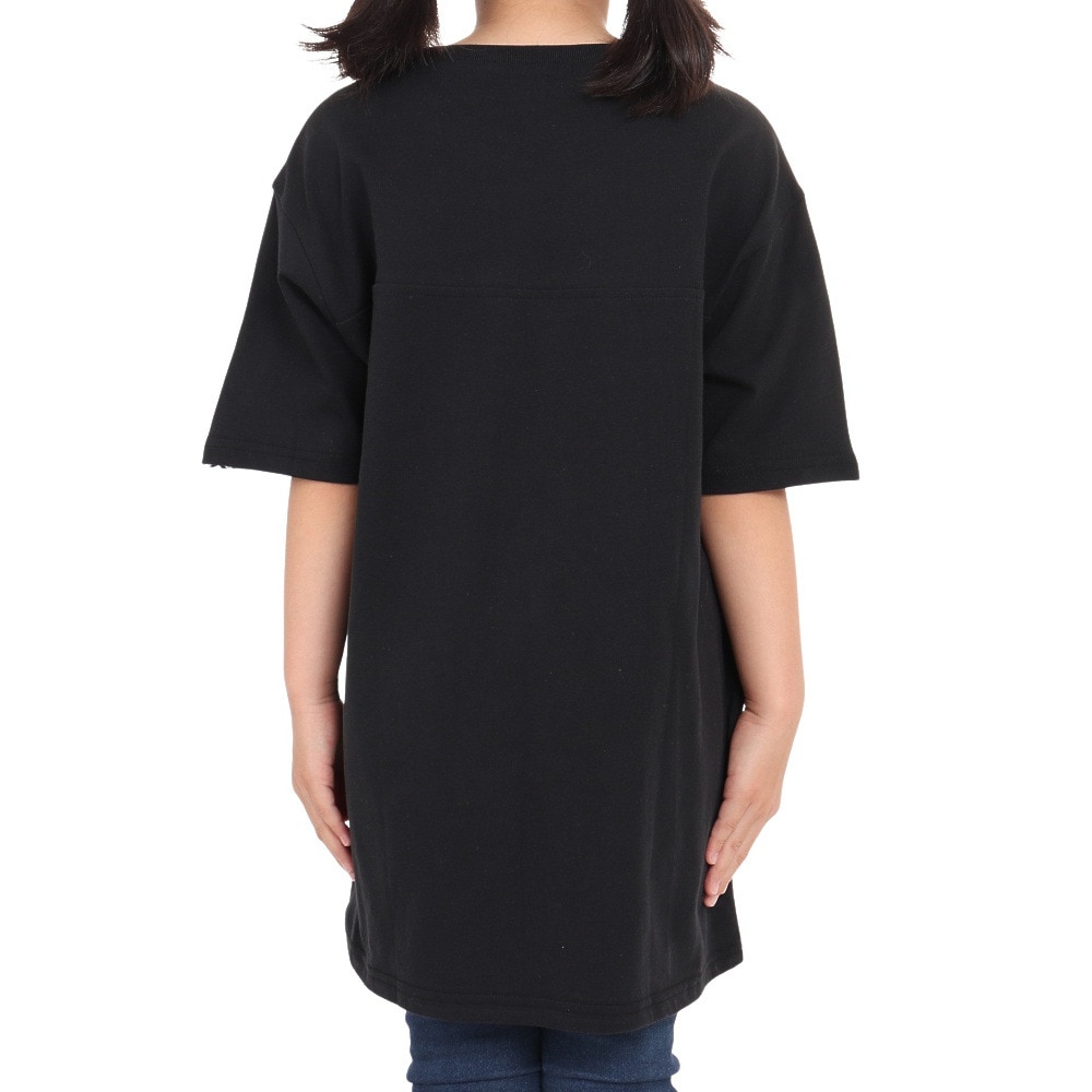 ロキシー（ROXY）（キッズ）半袖Tシャツ キッズ MINI DAY BY DAY Tシャツ ワンピース TDR232106 BLK