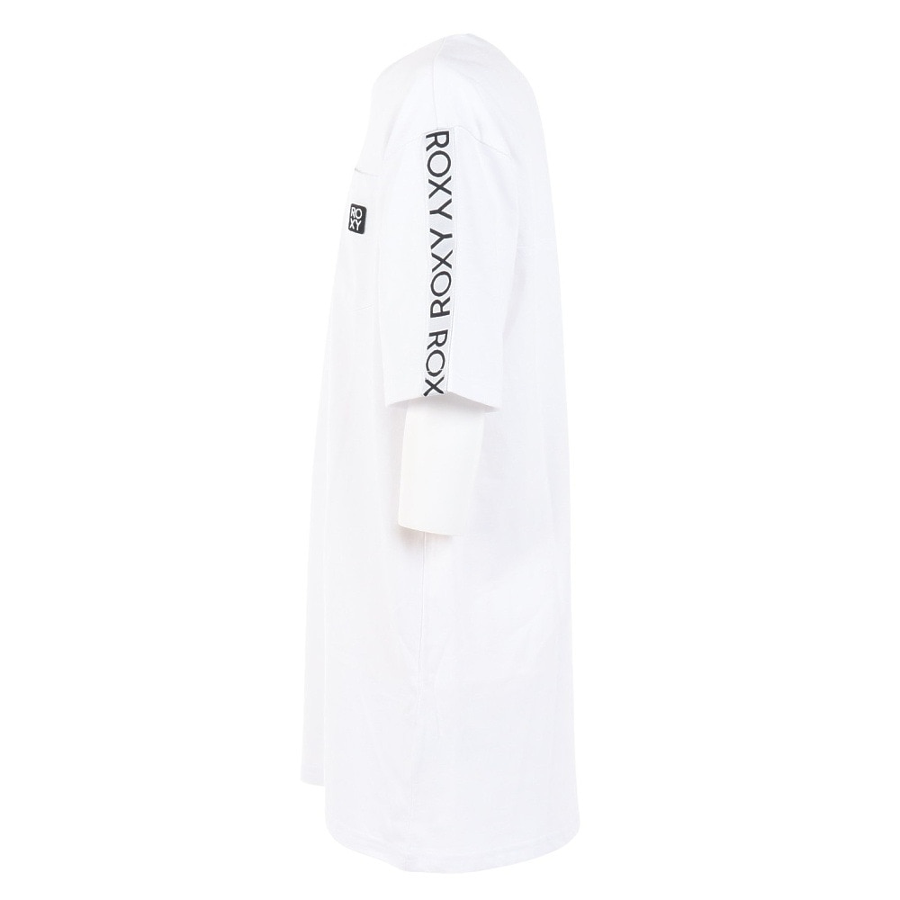 ロキシー（ROXY）（キッズ）半袖Tシャツ キッズ MINI DAY BY DAY Tシャツ ワンピース TDR232106 WHT