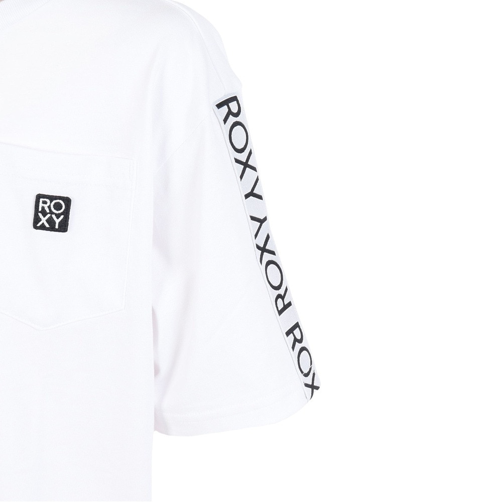 ロキシー（ROXY）（キッズ）半袖Tシャツ キッズ MINI DAY BY DAY Tシャツ ワンピース TDR232106 WHT