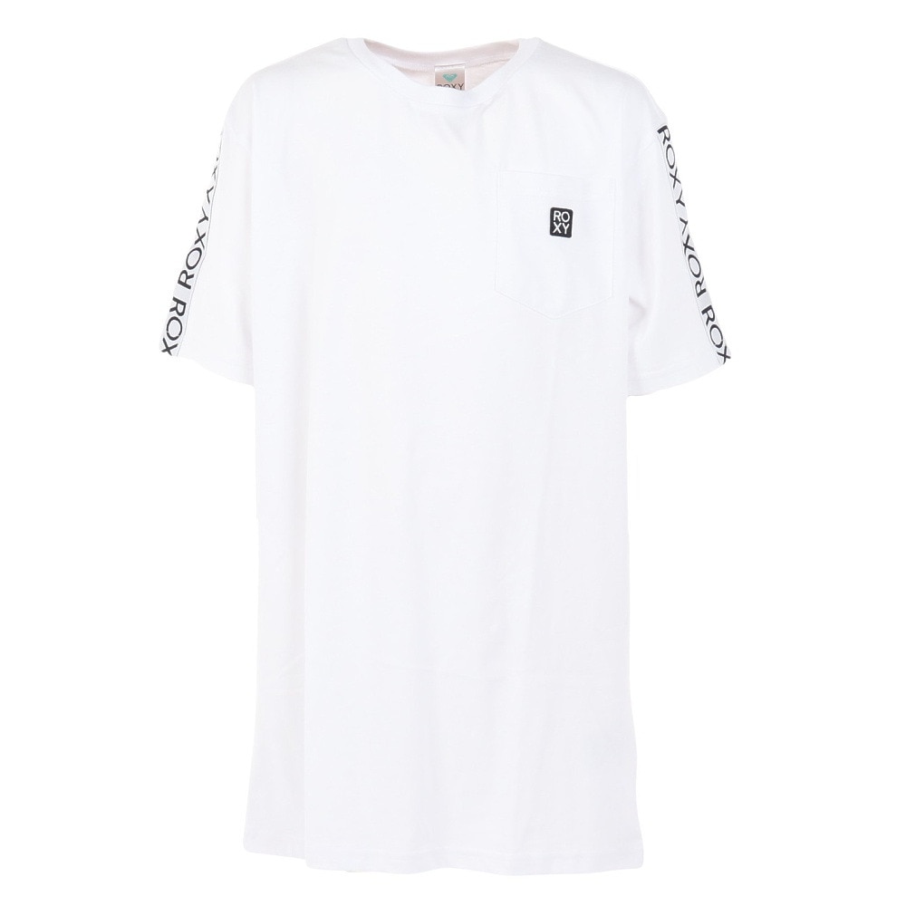 ロキシー（ROXY）（キッズ）半袖Tシャツ キッズ MINI DAY BY DAY Tシャツ ワンピース TDR232106 WHT