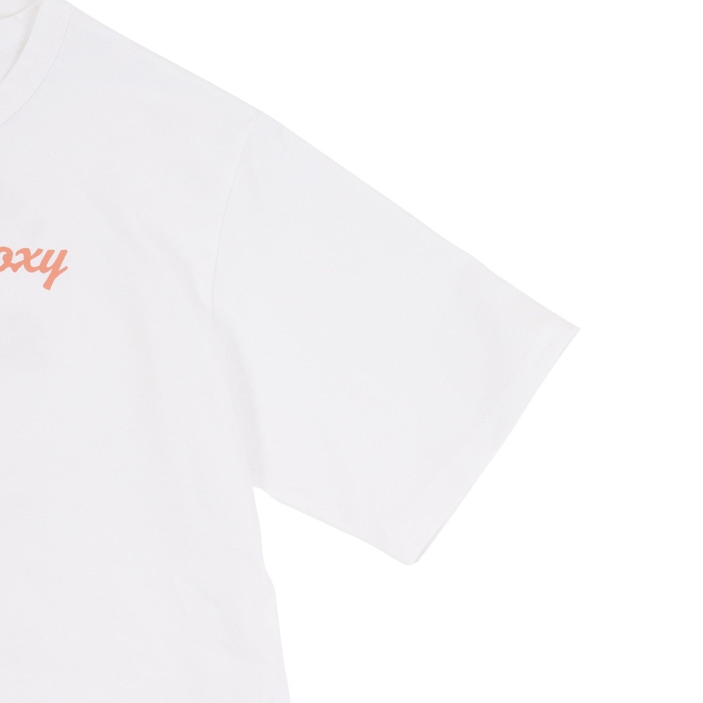 ロキシー（ROXY）（キッズ）半袖Tシャツ キッズ MINI SUNNY SUNSET ラッシュガード TLY232103 WHT