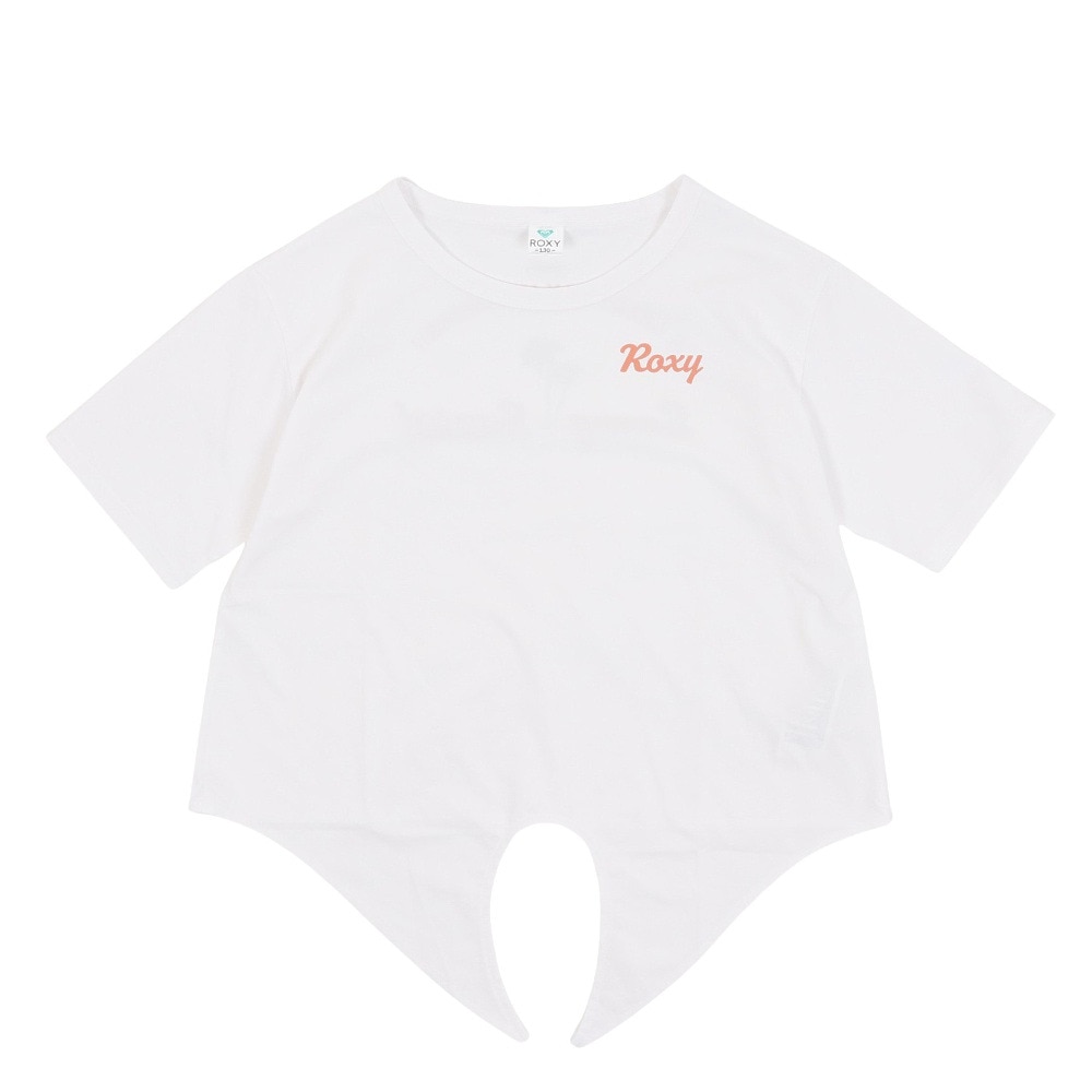 ロキシー（ROXY）（キッズ）半袖Tシャツ キッズ MINI SUNNY SUNSET ラッシュガード TLY232103 WHT