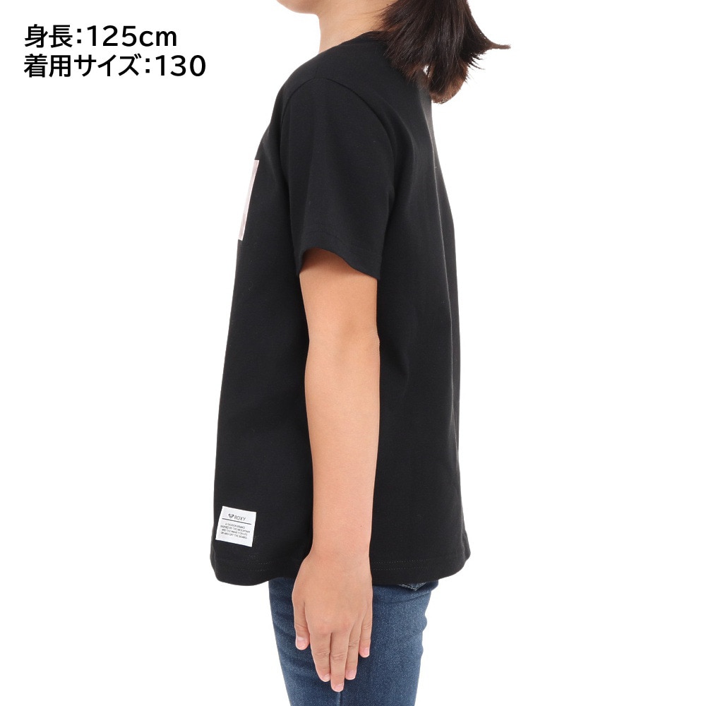 ロキシー（ROXY）（キッズ）半袖Tシャツ キッズ TIME PASSES  TST231640T BLK