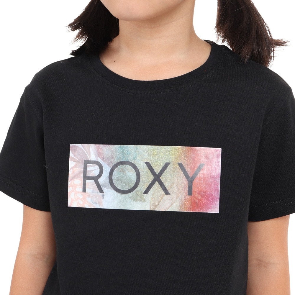 ロキシー（ROXY）（キッズ）半袖Tシャツ キッズ TIME PASSES  TST231640T BLK