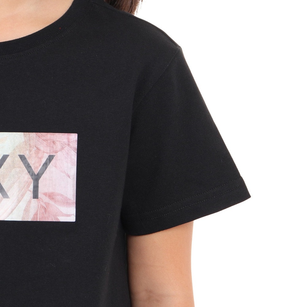 ロキシー（ROXY）（キッズ）半袖Tシャツ キッズ TIME PASSES  TST231640T BLK