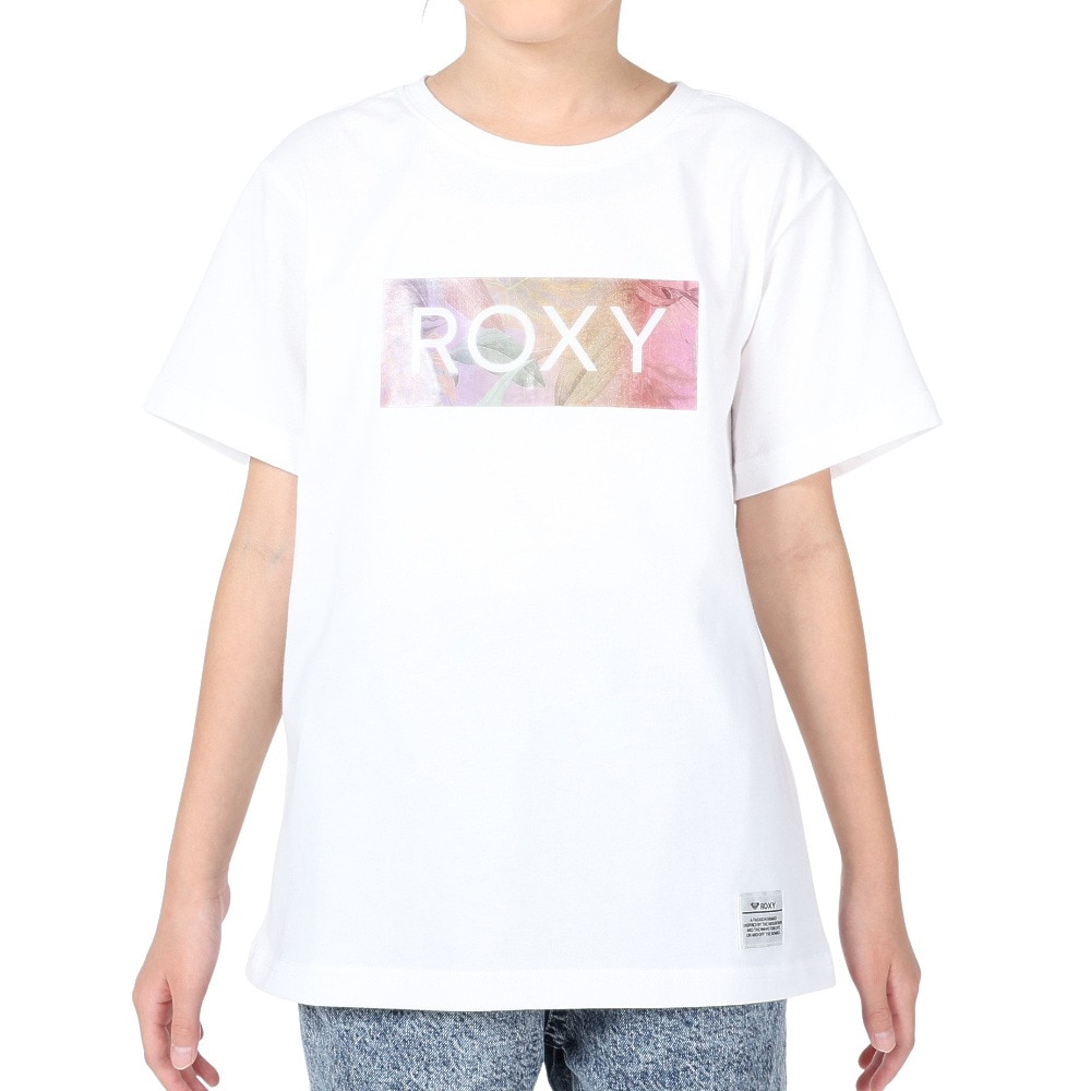 ロキシー（ROXY）（キッズ）半袖Tシャツ キッズ  TIME PASSES  TST231640T WHT