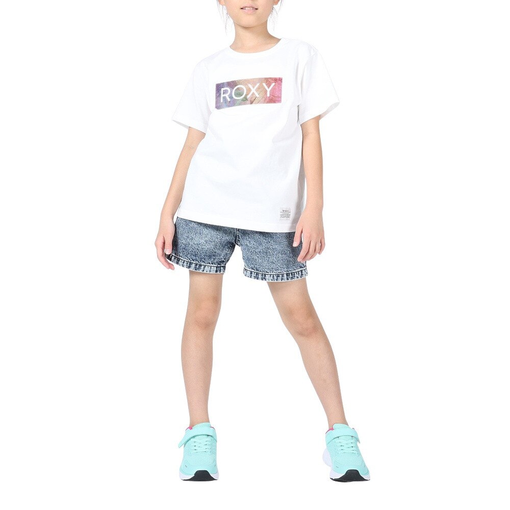 ロキシー（ROXY）（キッズ）半袖Tシャツ キッズ  TIME PASSES  TST231640T WHT
