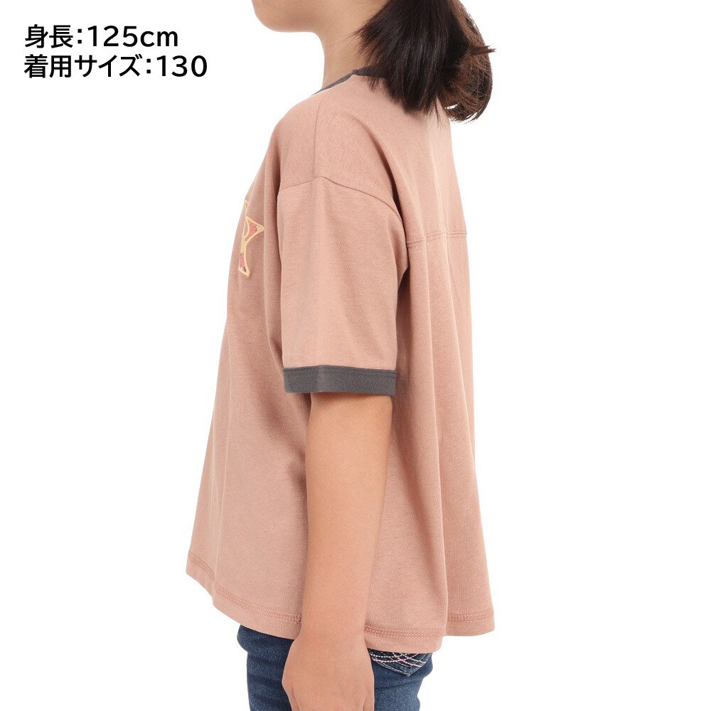 ロキシー（ROXY）（キッズ）半袖Tシャツ キッズ MINI VINTAGE FLOWER LOGO TST232107 COR