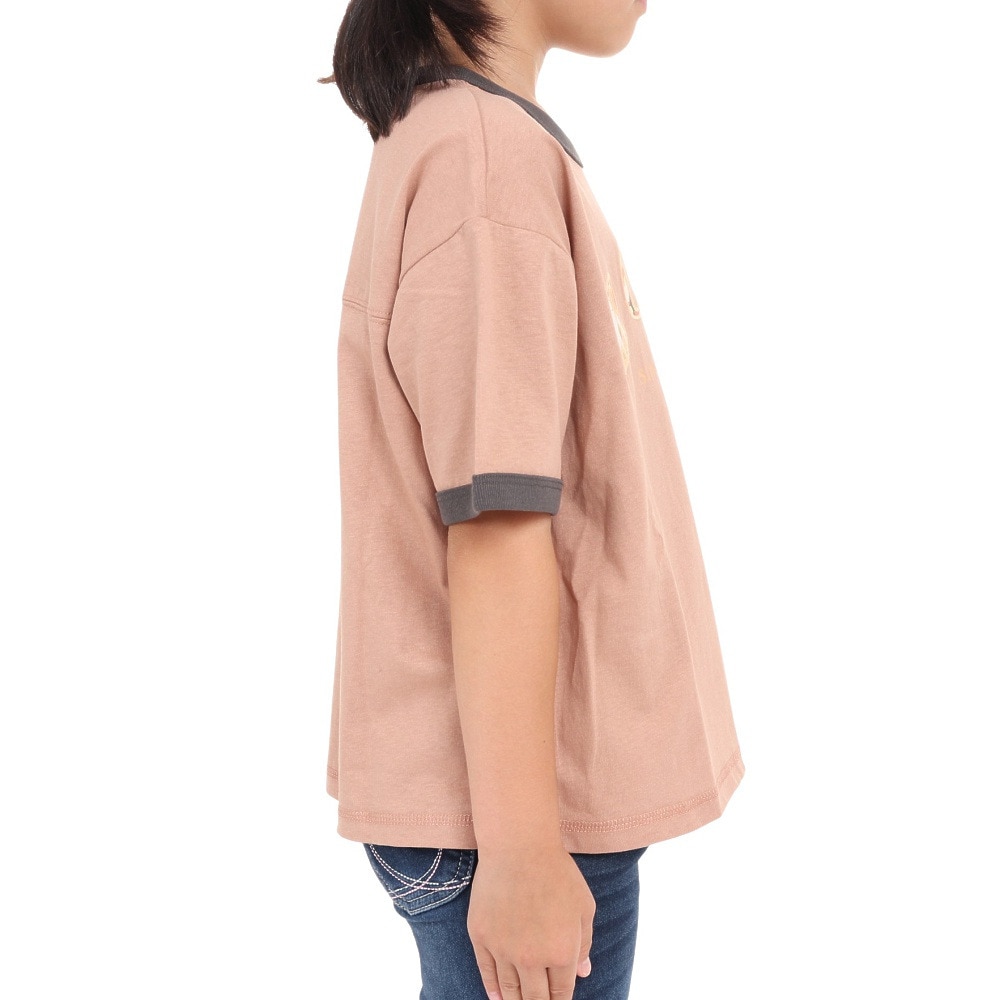ロキシー（ROXY）（キッズ）半袖Tシャツ キッズ MINI VINTAGE FLOWER LOGO TST232107 COR