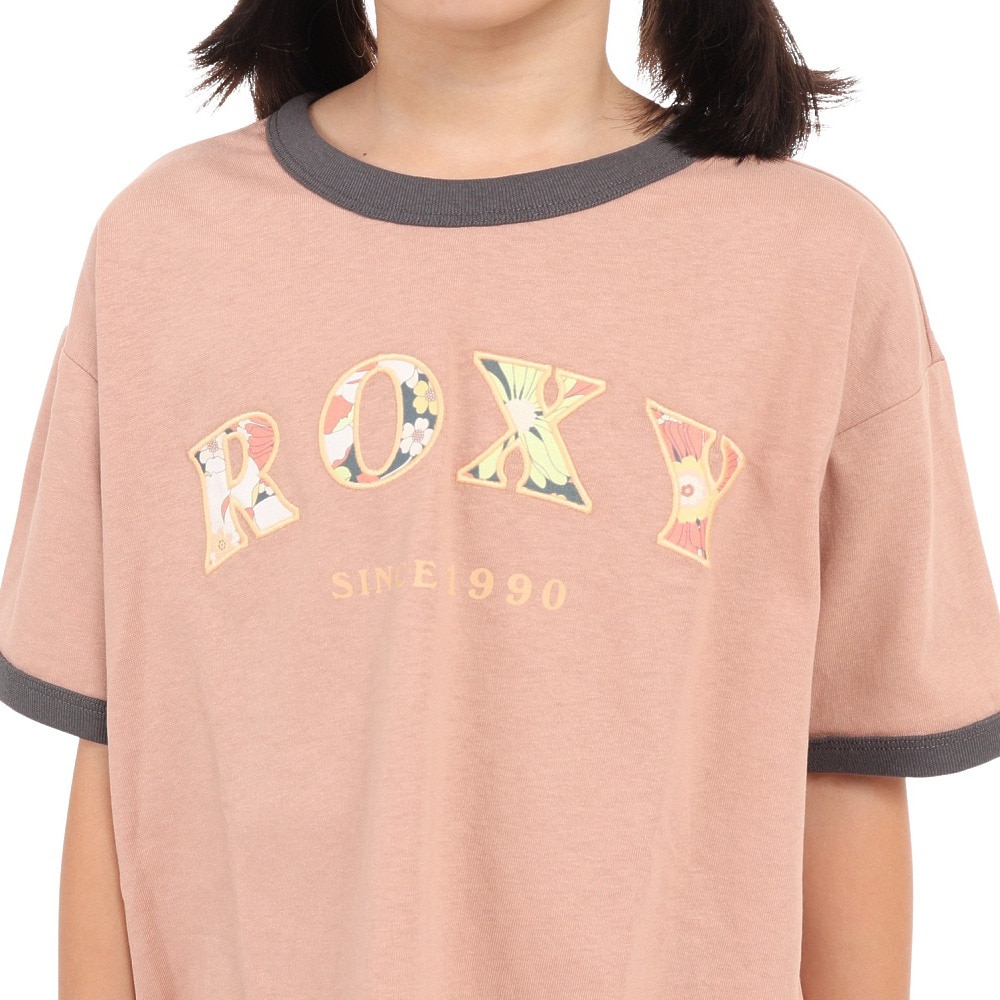 ロキシー（ROXY）（キッズ）半袖Tシャツ キッズ MINI VINTAGE FLOWER LOGO TST232107 COR