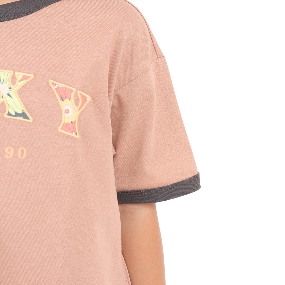 ロキシー（ROXY）（キッズ）半袖Tシャツ キッズ MINI VINTAGE FLOWER LOGO TST232107 COR