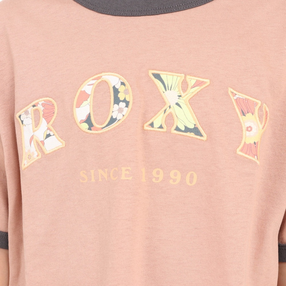 ロキシー（ROXY）（キッズ）半袖Tシャツ キッズ MINI VINTAGE FLOWER LOGO TST232107 COR