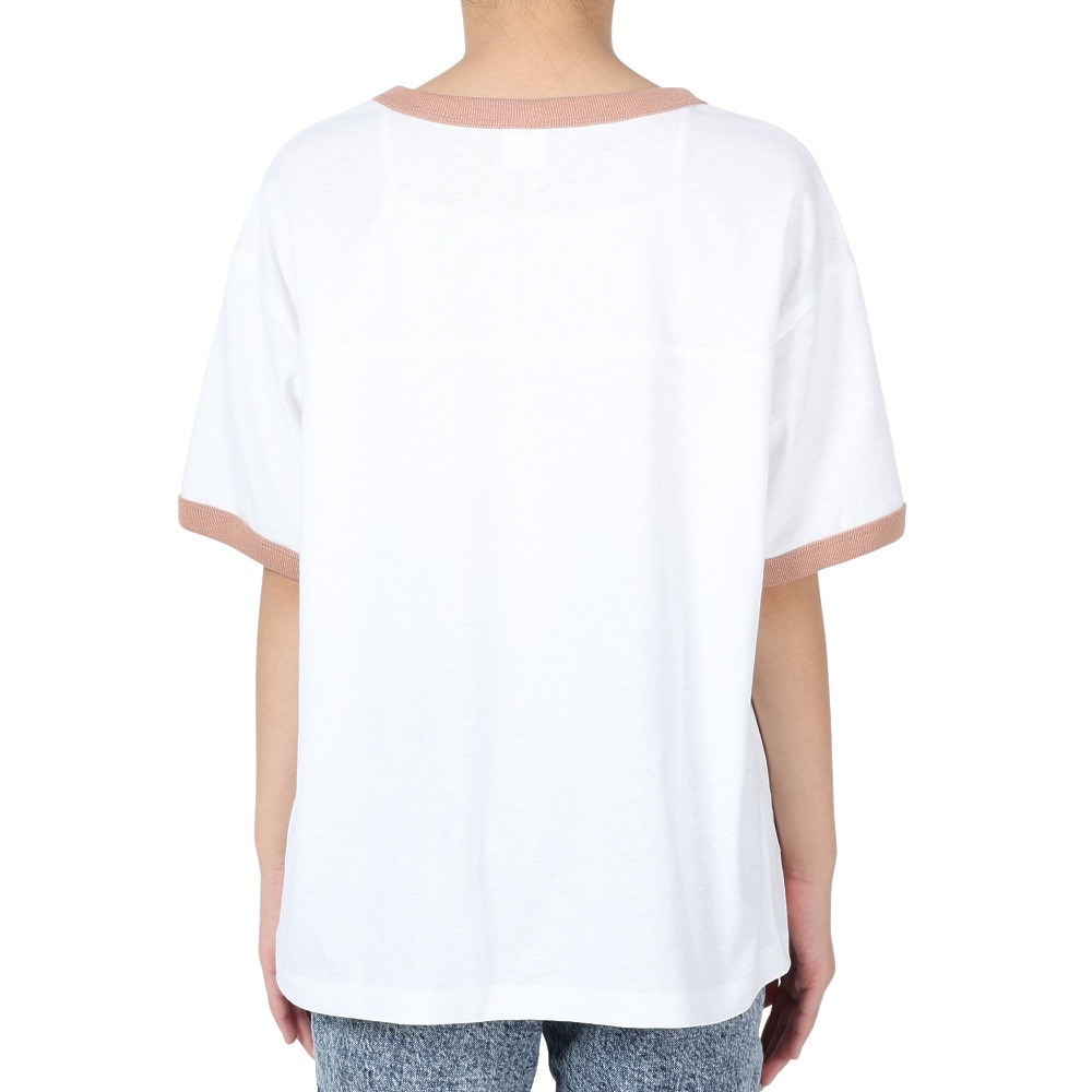 ロキシー（ROXY）（キッズ）半袖Tシャツ キッズ MINI VINTAGE FLOWER LOGO TST232107 WHT