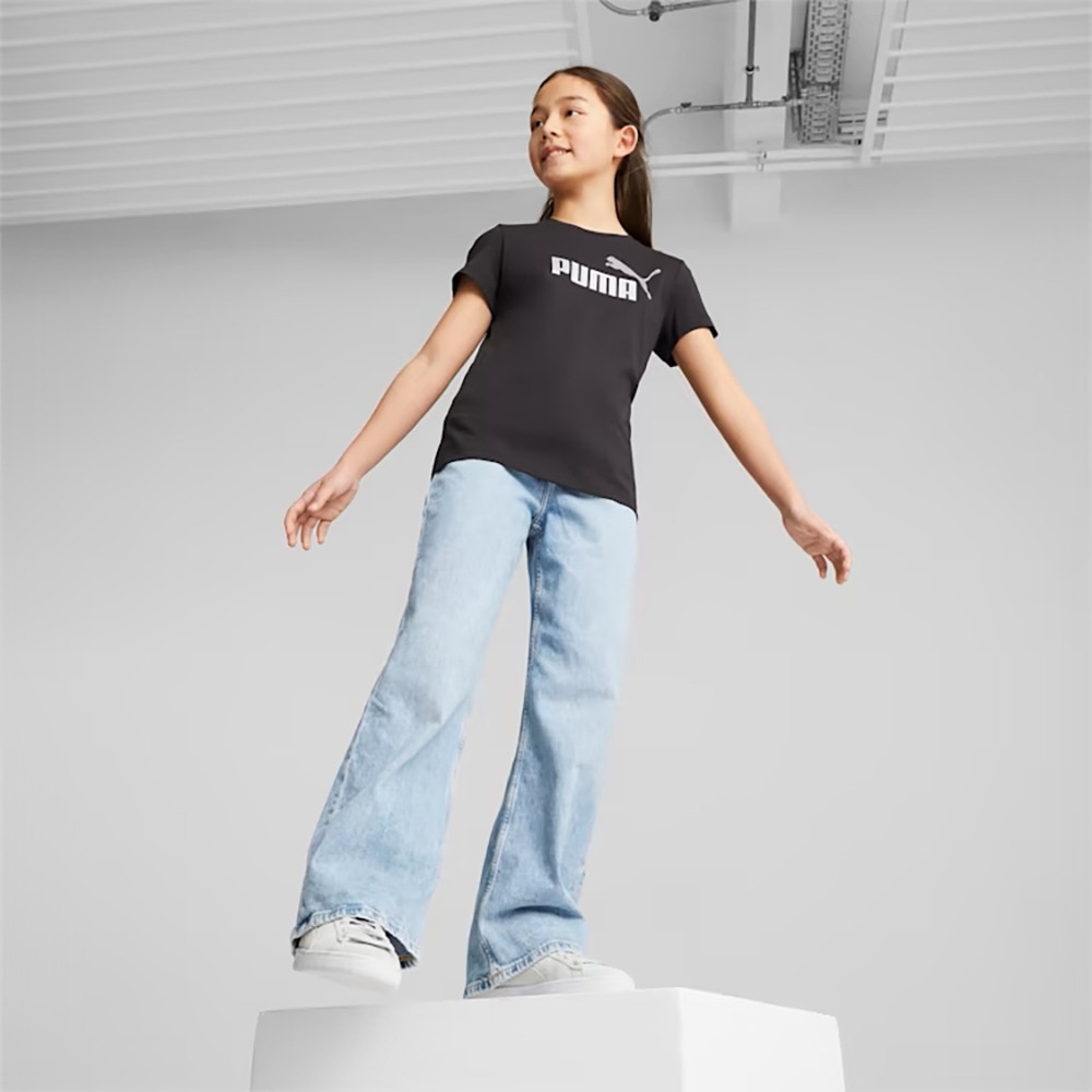 プーマ（PUMA）（キッズ）ガールズ ESS+ マーメード グラフィック 半袖 Tシャツ 675760 01 BLK