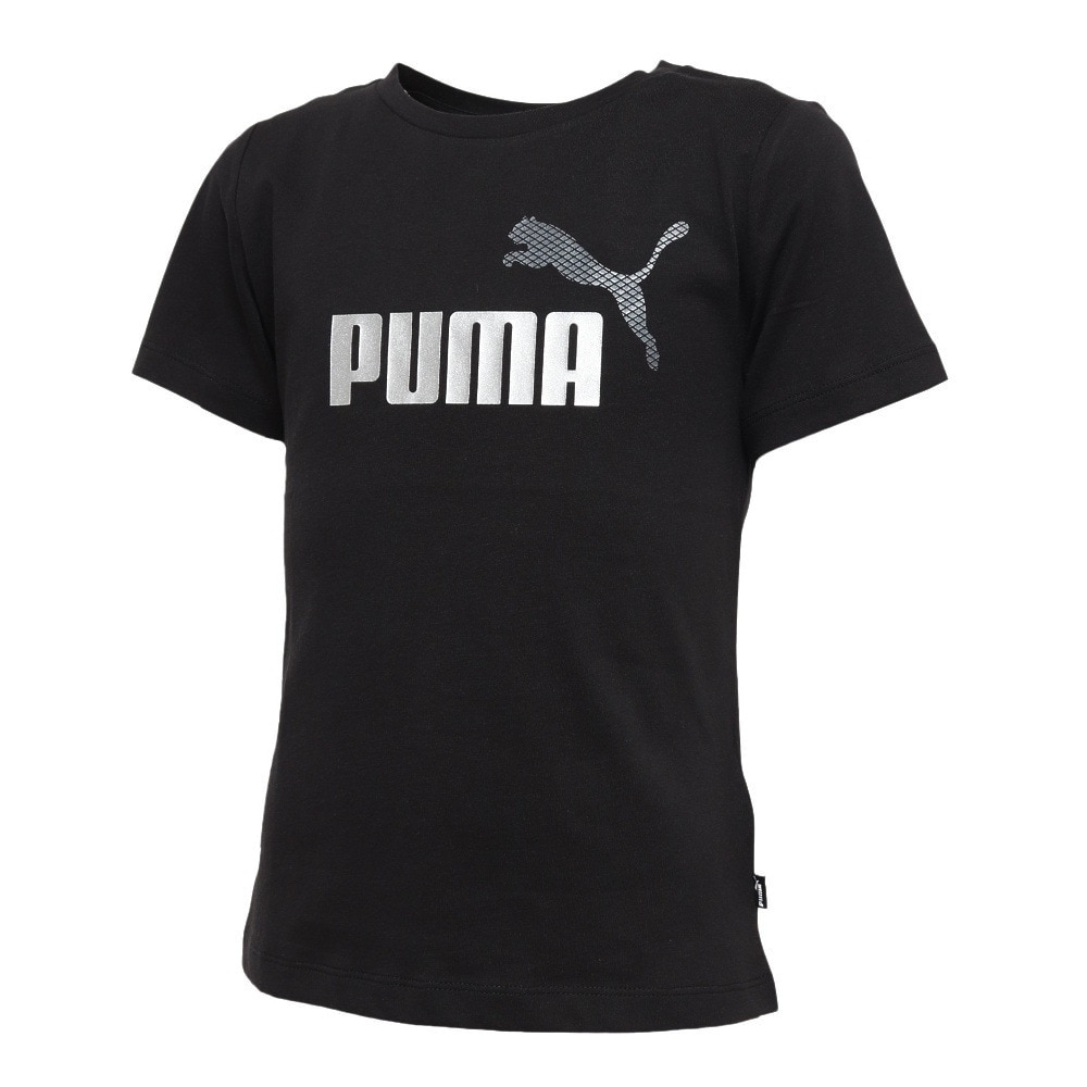 プーマ（PUMA）（キッズ）ガールズ ESS+ マーメード グラフィック 半袖 Tシャツ 675760 01 BLK
